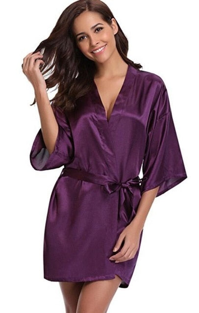 Womens Bathrobe Multi Colors