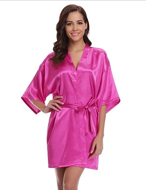 Womens Bathrobe Multi Colors