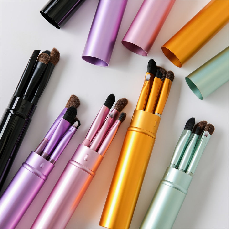 Portable Mini Eye Makeup Brushes Set