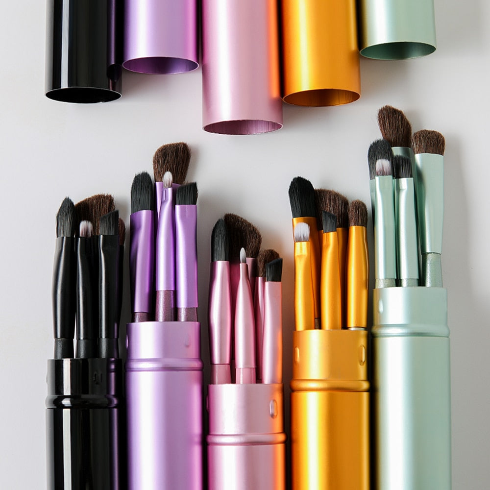 Portable Mini Eye Makeup Brushes Set