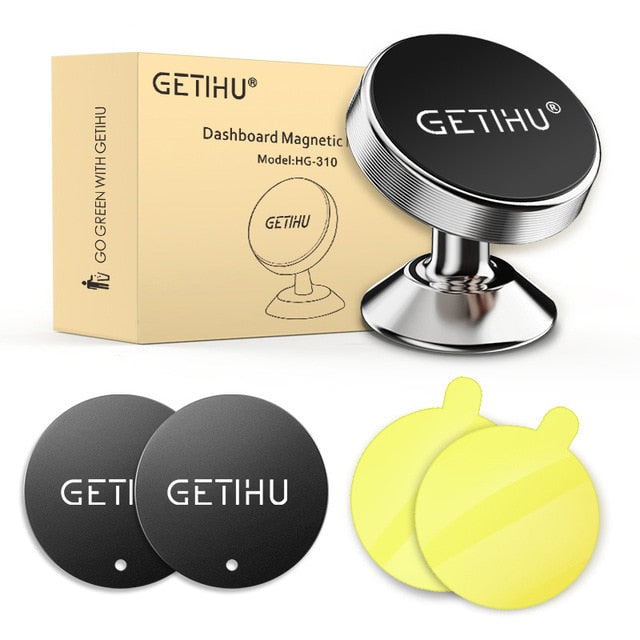 GETIHU Universal Magnetic Car Phone Holder Stand in Car For iPhone X Samsung Magnet Air Vent Mount Cell Mobile Phone Support GPS